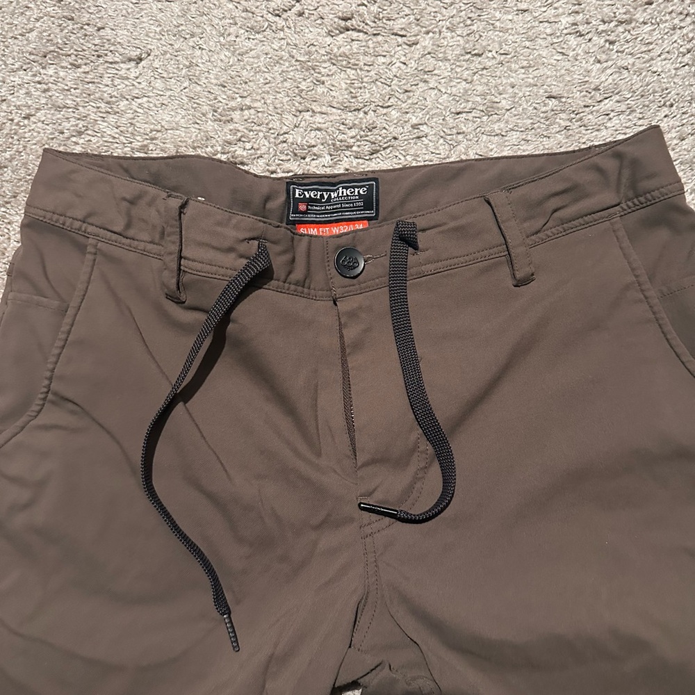 686 Men's Everywhere Pant - Slim - Tobacco - Picture 2 of 6